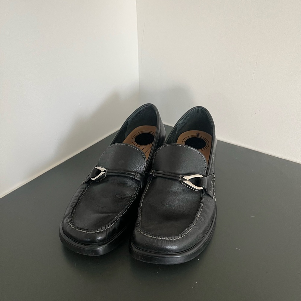 G.H. Bass & Co. Black Leather Loafers
